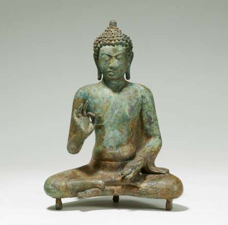Seltener und bedeutender sitzender Buddha - photo 5
