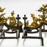 Paris. Paar Kaminböcke mit sitzendem Chinesenpaar Style Louis XV - photo 3