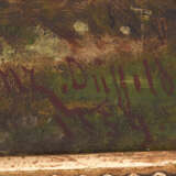 GUSTAV CONZ. "Übern Steg", Öl auf Leinwand, gerahmt, signiert und datiert - Foto 3