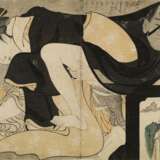 Chôkyôsai, Eiri. 13 Blätter der Shunga-Serie "Fumi no kiyogaki" - фото 4