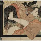 Chôkyôsai, Eiri. 13 Blätter der Shunga-Serie "Fumi no kiyogaki" - фото 23
