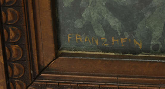 FRANZ HEIN, "Illustration zum Märchenschatz", Aquarell auf Papier, hinter Glas gerahmt und signiert, um 1900 - фото 2