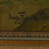 EUGEN FRANK-COLON, "Enten am Weiher", Öl auf Holzplatte, gerahmt und signiert, um 1920 - photo 2
