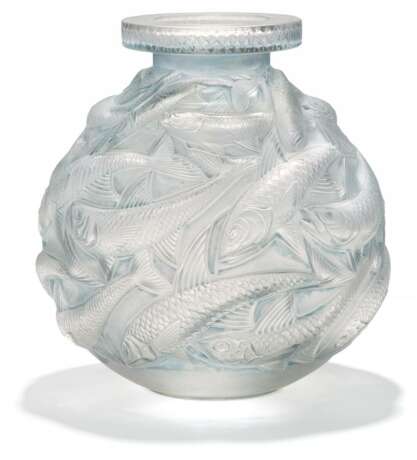 Lalique, René. Große Vase "Salmonides" - Foto 1