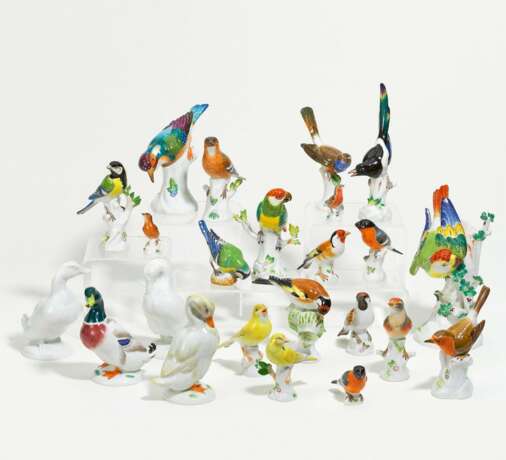 Meissen. Sammlung von 17 Vogelfiguren - photo 1