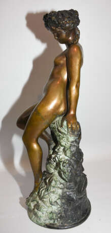 "WEIBLICHER AKT", Bronze ziseliert und patiniert, 20. Jahrhundert - фото 8