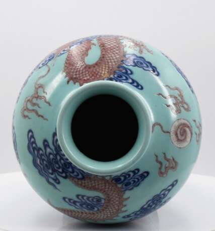 Meiping-Vase mit Drachen in Wolken - Foto 9