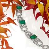 Smaragd-Diamant-Armband - Foto 2