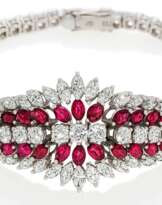 Rubin-Diamant-Armband