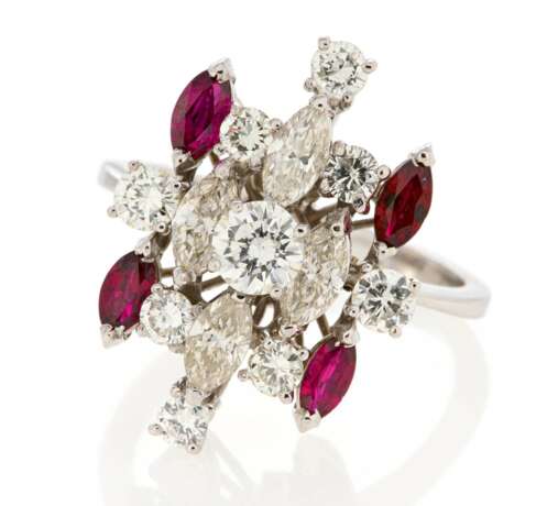 Diamant-Rubin-Ring - photo 1