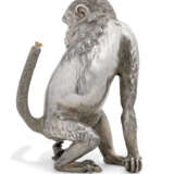 A PARCEL-GILT SILVER TABLE LIGHTER IN THE FORM OF A CHIMPANZ... - photo 2