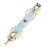 A JEWELLED, GUILLOCHÉ AND CHAMPLEVÉ ENAMEL TWO-COLOUR GOLD L... - фото 1