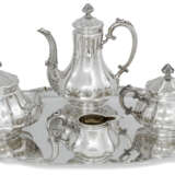 A PARCEL-GILT SILVER TEA AND COFFEE SERVICE - фото 1