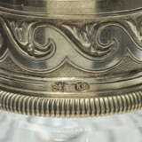 A PAIR OF SILVER-GILT CUT-GLASS SCENT BOTTLES - photo 2