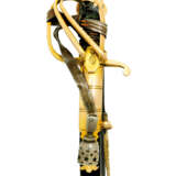 A GOLD AND GUNMETAL BRACELET SHAPED AS A SWORD - photo 2