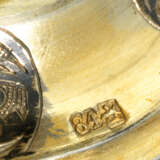 A SET OF SIX PARCEL-GILT SILVER AND NIELLO GOBLETS - photo 2