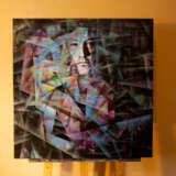 Painting “Illusion of reflection”, Canvas on the subframe, Acrylic paint, Abstractionism, Self-portrait, 2020 - photo 4