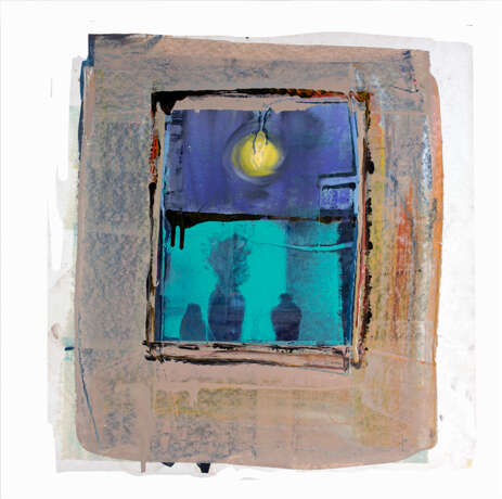 Painting “Window”, Mixed medium, Mixed media, Expressionist, 2018 - photo 1