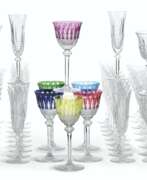 Cristallerie St. Louis. A ST. LOUIS 'TOMMY' PATTERN CUT-GLASS PART TABLE-SERVICE