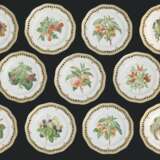 Royal Copenhagen Porcelain Fac. ELEVEN ROYAL COPENHAGEN PORCELAIN FRUIT PLATES - Foto 1