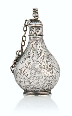 A CHARLES II SILVER SCENT BOTTLE - Foto 1