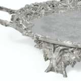 Barnard Bros. A VICTORIAN SILVER LARGE TWO-HANDLED TRAY - photo 3