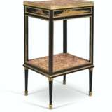 A LOUIS XVI ORMOLU-MOUNTED JAPANESE LACQUER AND EBONY OCCASI... - photo 2