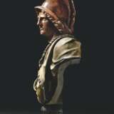 A LIFESIZE FRENCH ORMOLU-MOUNTED POLYCHROME MARBLE BUST OF A... - photo 3