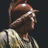 A LIFESIZE FRENCH ORMOLU-MOUNTED POLYCHROME MARBLE BUST OF A... - Foto 4