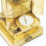 A GEORGE III ORMOLU TIMEPIECE TABLE CABINET - photo 3