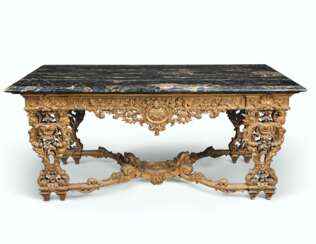A FRENCH GILTWOOD CENTRE TABLE