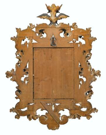 A NORTH ITALIAN PARCEL-GILT AND POLYCHROME-PAINTED MIRROR - фото 6