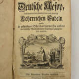 "DER DEUTSCHE AESOP", gebundene Ausgabe, Königsberg 1743 - Foto 3