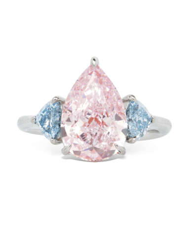 COLOURED DIAMOND RING - photo 1