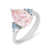 COLOURED DIAMOND RING - photo 2