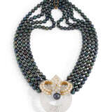 Gerard. ROCK CRYSTAL, CULTURED PEARL AND DIAMOND NECKLACE, EARRING A... - Foto 2