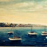 Painting “yachts on the Hudson”, Canvas, Oil paint, Realist, Still life, 2018 - photo 1