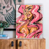 Design Painting, Painting “Painting Girl Nude”, Canvas, Acrylic paint, Pop Art, Fantasy, 2020 - photo 1