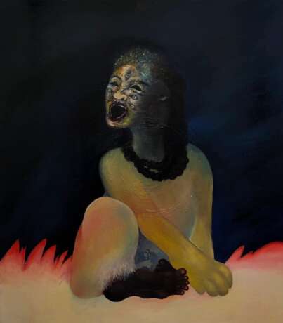 Painting “do you or do others?”, Polina Li (b. 1993), Canvas, Oil paint, Contemporary art, 2020 - photo 1
