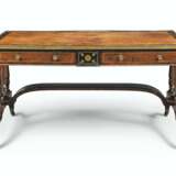 A REGENCY BRASS-INLAID ROSEWOOD WRITING-TABLE - photo 1