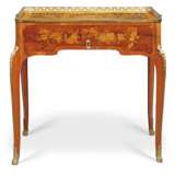 A LATE LOUIS XV ORMOLU-MOUNTED SYCAMORE, TULIPWOOD, SATINWOOD, AMARANTH AND FRUITWOOD MARQUETRY SECRETAIRE - photo 1