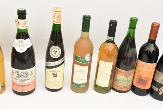 WEIN- KONVOLUT, verschiedene Weine und Schaumweine,u.a. Deutschland/ Frankreich/Italien 20./21. Jahrhundert - Foto 3