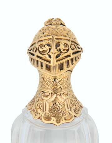 A FRENCH GOLD-MOUNTED GLASS SCENT BOTTLE - Foto 3