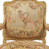 A PAIR OF FRENCH GILTWOOD AND TAPESTRY FAUTEUILS - photo 5