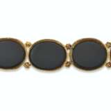 AN ITALIAN GOLD-MOUNTED BRACELET SET WITH MICROMOSAIC PLAQUES - photo 2