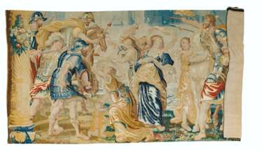 A FLEMISH HISTORICAL TAPESTRY