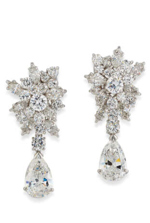 INTERCHANGEABLE DIAMOND AND CULTURED PEARL EARRINGS - Foto 1