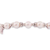 Tiffany & Co.. CULTURED PEARL AND DIAMOND NECKLACE AND BRACELET SET, TIFFANY & CO. - photo 5