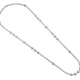 ILLUSION-SET DIAMOND LONGCHAIN NECKLACE - фото 3