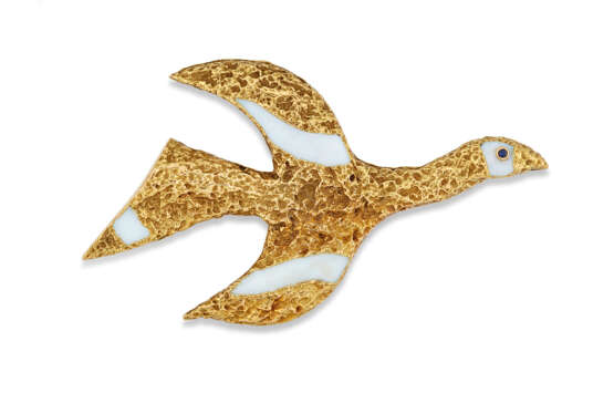 Georges Braque. ENAMEL 'TITHONOS' BIRD BROOCH, AFTER GEORGES BRAQUE - photo 1